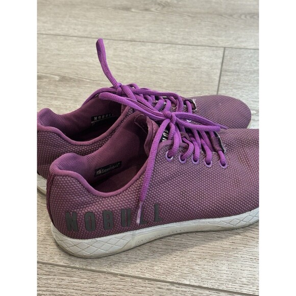 No Bull Purple Heather Superfabric Trainer Shoe Womens Size 6 Workout CrossFit - Picture 2 of 6